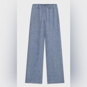 Theory Relaxed Pull-on Blue Pant M
